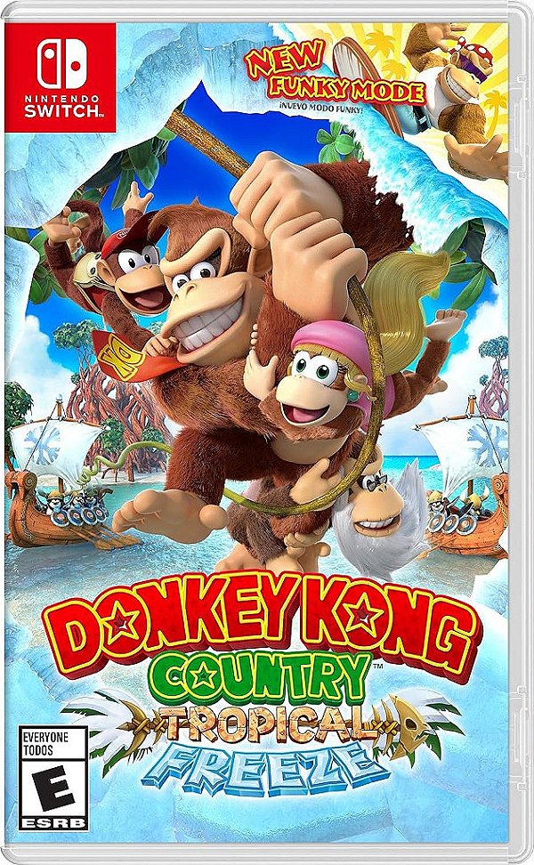 Donkey Kong Country Tropical Freeze Switch seminovo