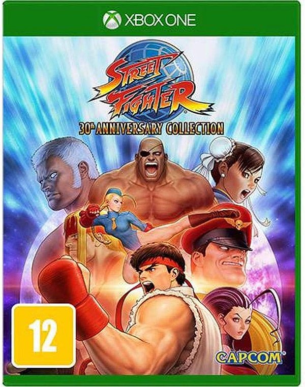 Street Fighter 30th Collection Xbox One semi novo
