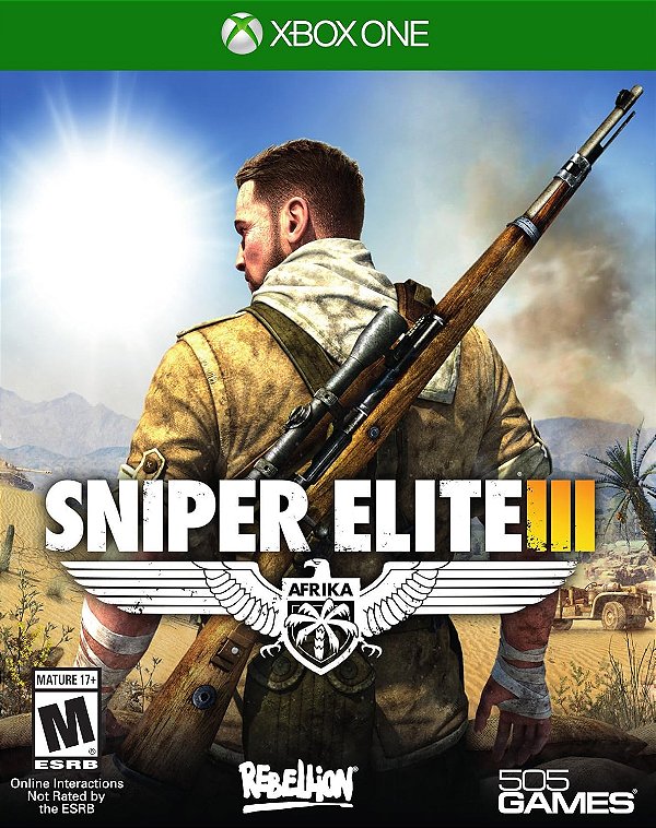 sniper elite 3 xbox semi novo