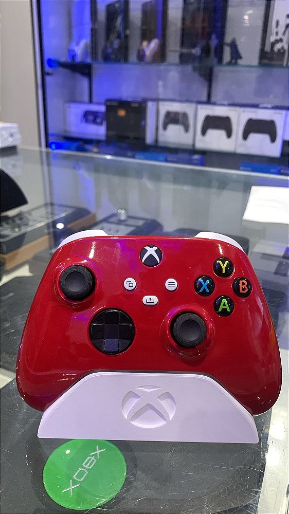 Controle xbox red semi nova