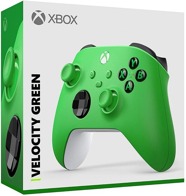 Controle Xbox Velocity Green semi nova