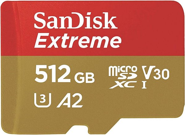 Cartão de memória 512GB