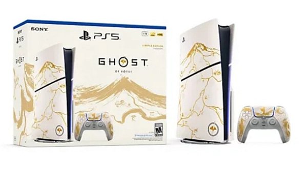PlayStation 5 Slim Ghost of Yotei Edição Limitada 4K 1TB SSD