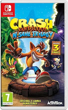 Crash Bandicoot Trilogy Nintendo Switch semi novo (somente cartucho)
