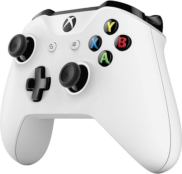 Controle Xbox One robot white semi novo