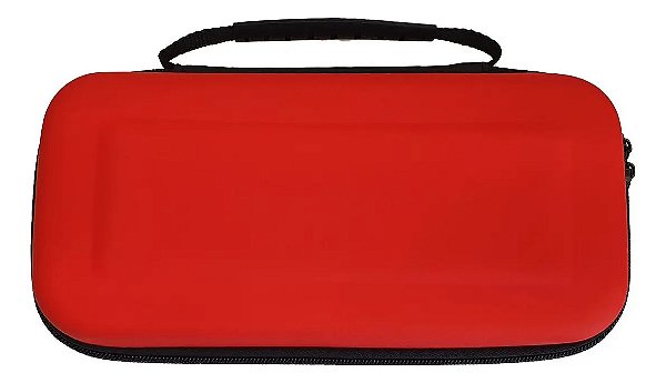 Case nintendo switch vermelha semi nova
