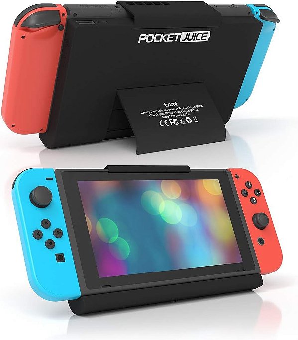 Bateria Extra Recarregável nintendo switch Pocket Juice semi nova