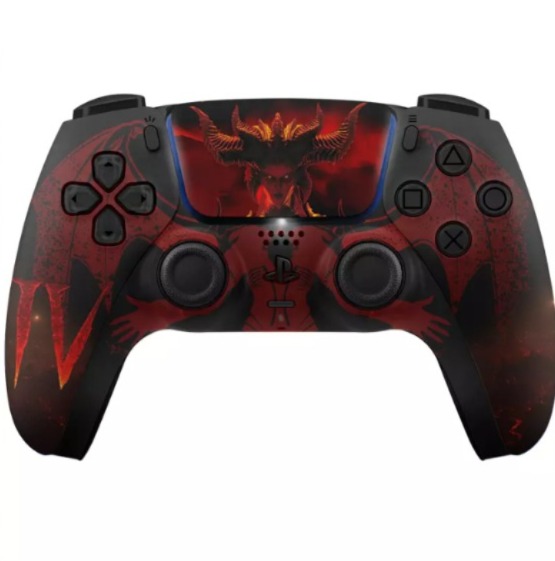 Dualsense alta performance personalizada diablo com paddles semi nova