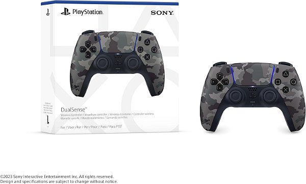 Dualsense gray camouflage semi nova
