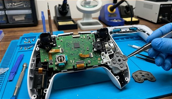 Substiutição borracha lr 010 dualsense