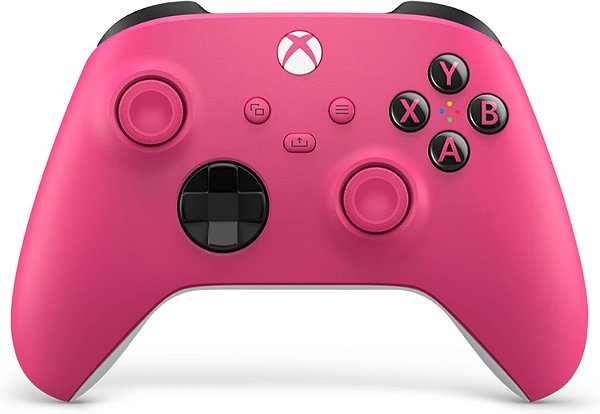 Controle xbox deep pink semi novo