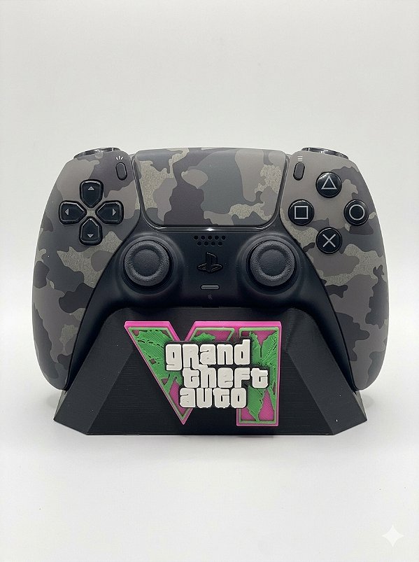 Suporte preto gta 6 dualsense