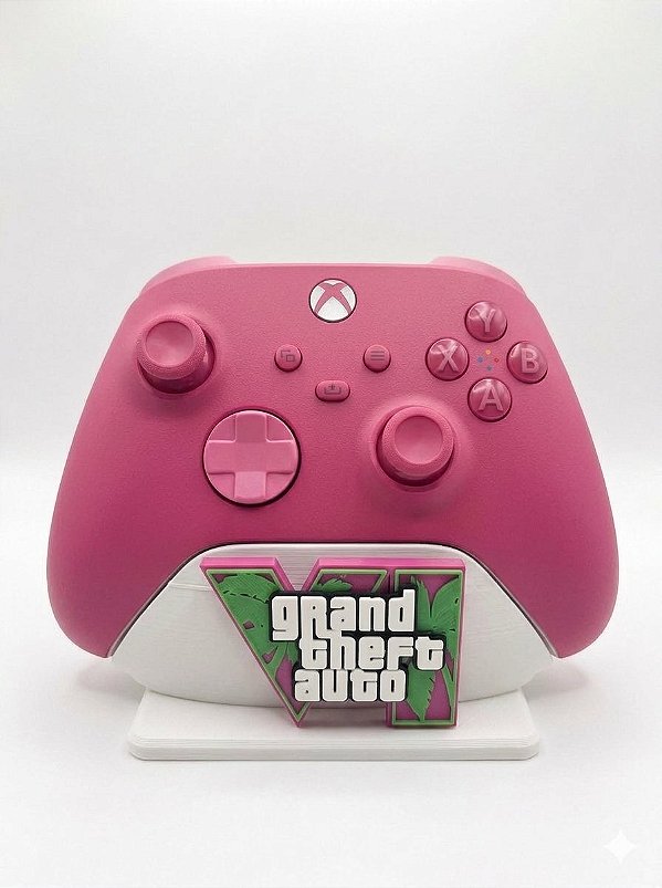 Suporte branco gta 6 controle xbox