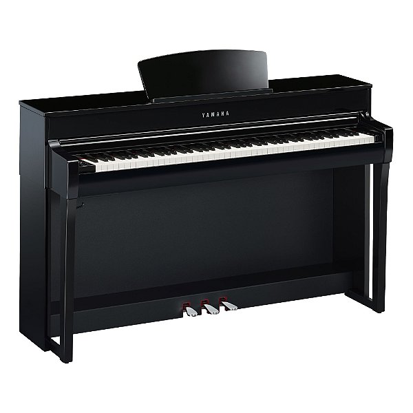 Piano Digital Yamaha Clavinova CLP-735 Preto Polido 88 Teclas com Banco