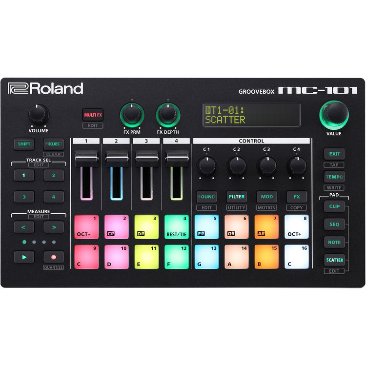 Roland MC-101 mc 101 Groovebox Portátil