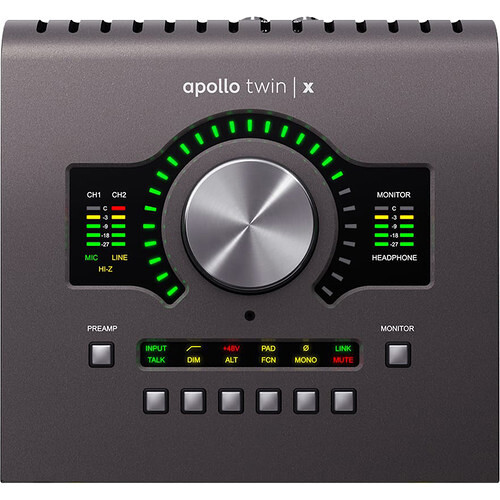 Apollo Twin X Quad Heritage Edition Thunderbolt 3 - Interface de áudio com UAD DSP