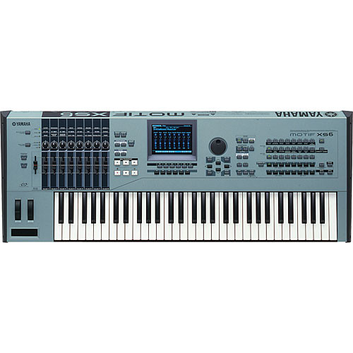 Teclado Sintetizador Yamaha MOTIF XS6 - 61 Teclas - Workstation - Seminovo