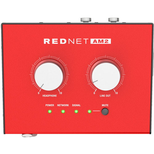 Interface para fones de ouvido DANTE Focusrite RedNet AM2