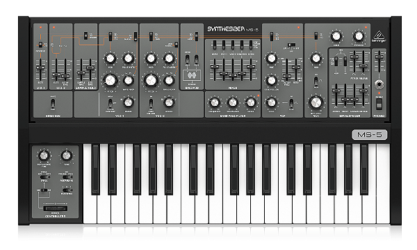 Teclado Sintetizador Analógico Behringer MS-5 de 37 teclas