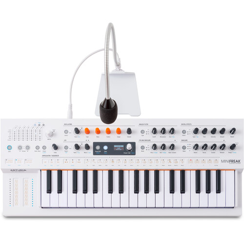 Teclado Arturia MiniFreak Vocoder Sintetizador de 37 teclas com Microfone Gooseneck