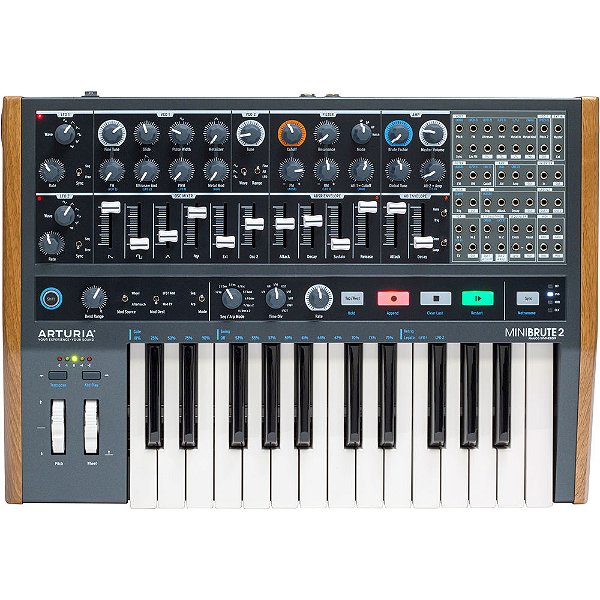 Teclado Arturia MiniBrute 2 monofônico semi-modular