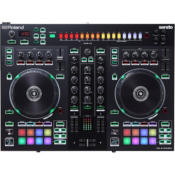 Controlador de DJ Roland DJ-505 dj 505 de 2 canais e 4 decks