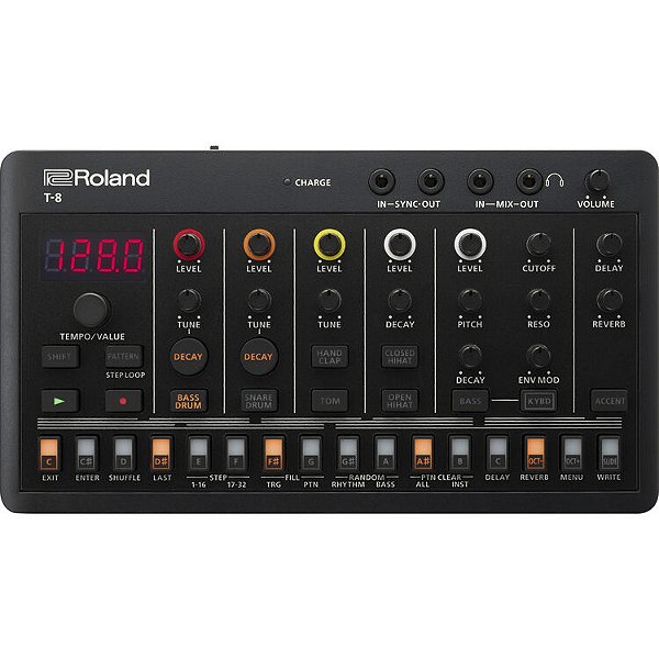 Roland T-8 AIRA Compacto T8 Sintetizador Drum Beats clássicos