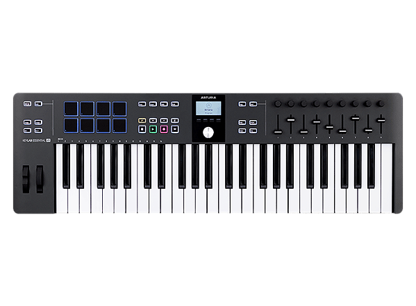 Teclado Controlador Midi USB 49 Teclas Arturia Keylab Essential MK3 Black