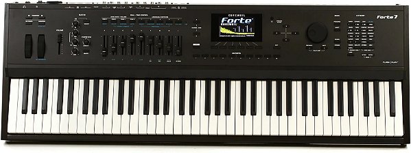 Teclado Kurzweil Forte 7 Piano Workstation e Sintetizador 76 Teclas Showroom