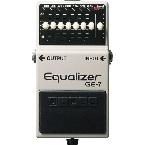 Pedal equalizador gráfico BOSS GE-7 de 7 bandas Seminovo