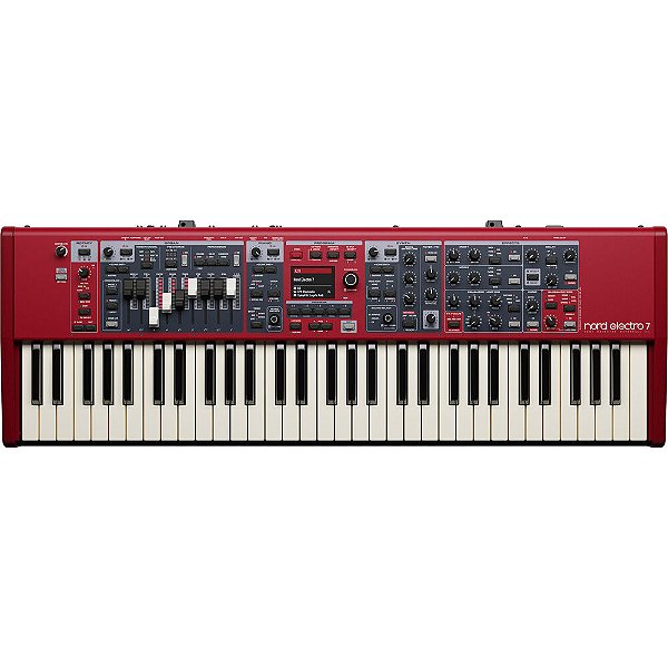 Piano de palco Nord Electro 7 com 61 teclas semi-pesado - PRÉ VENDA