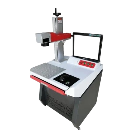 Máquina Fiber Gravação Laser 50W em Metal