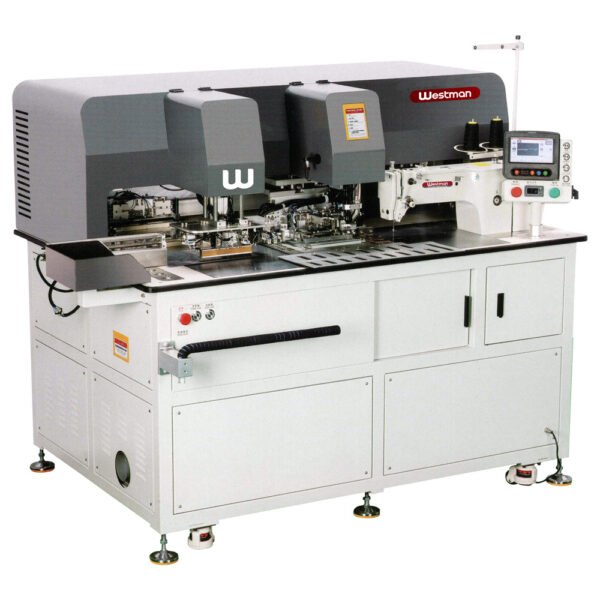 Máquina de Costura Industrial Automática com Corte a laser para Bolso Embutido e Ziper – W-1008-3T/E