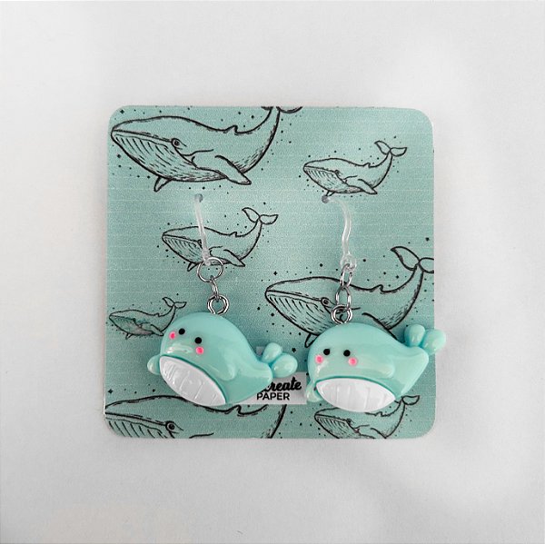 Brinco Baleia Fofinha