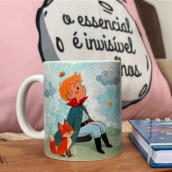 Kit O Pequeno Príncipe - Caneca, Bloco de Anotações e Almofada