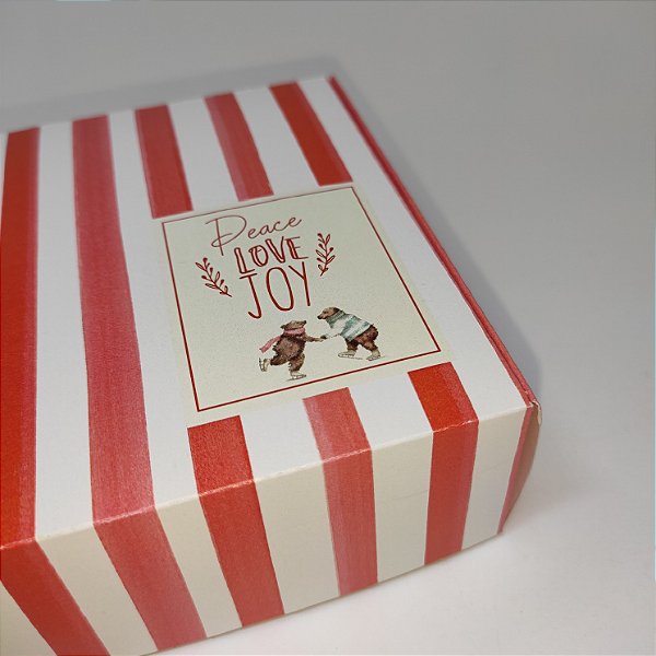 10un. Caixa 09 doces Basculante - Christmas Ted