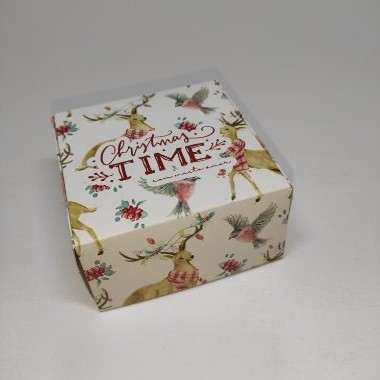 10un. Caixa 04 doces Basculante - Christmas Time