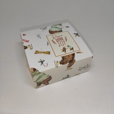 10un. Caixa 04 doces Visor c - Christmas Ted