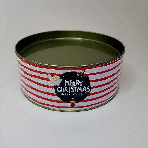 10un. Lata 13 x 5 - Merry Christmas Red