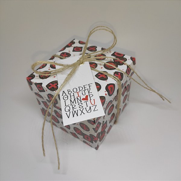 10un. Caixa Presente PQ - X Chocolate - Dia dos Namorados - GreenAppleBox |  Embalagens | Personalizadas | Para Confeitaria Saboaria Eventos