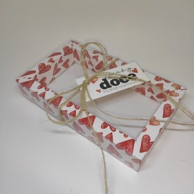 10un. Caixa 01 Barra Chocolate 300g Acetato - Red Heart