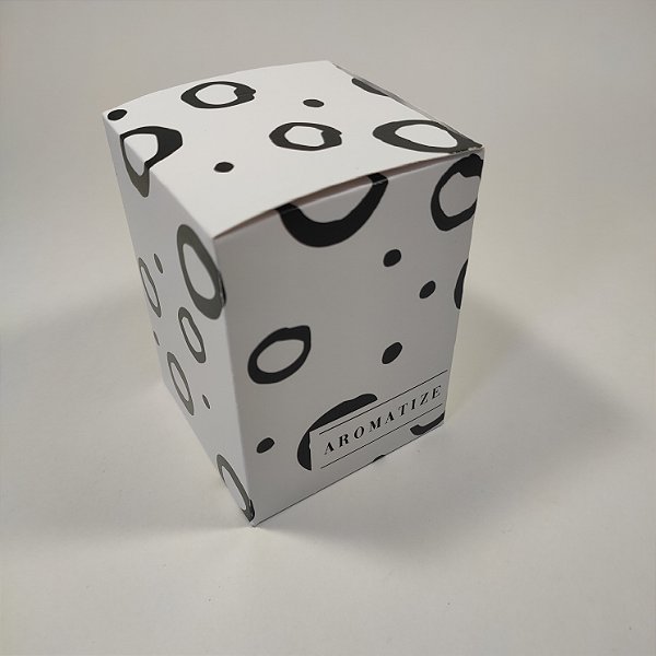 10un. Caixa Aromatizador PQ - Black Dots Logo Grátis
