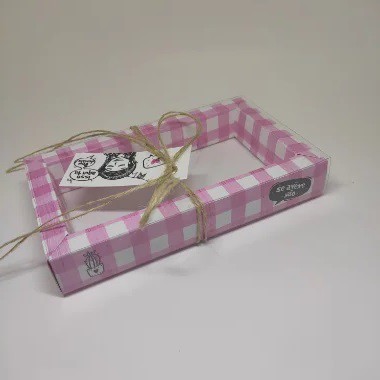 10un. Caixa 01 Barra Chocolate 300g Acetato - Cactos Rosa