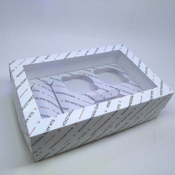 Caixa Kit Confeiteiro Cupcake Visor - Personalize