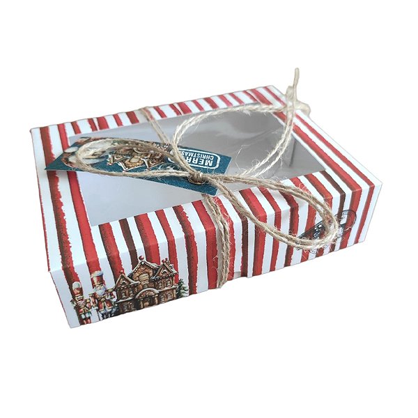 10un. Caixa 12 doces Visor - Noel Dogs