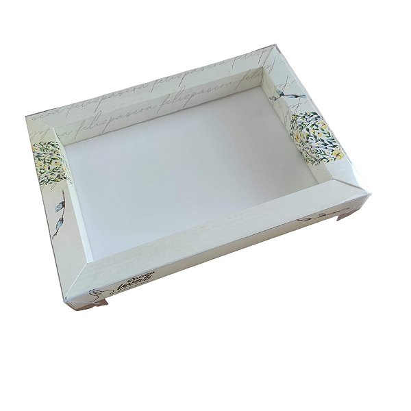 10un. Caixa 6 Bombons ou Biscoito - Páscoa Green