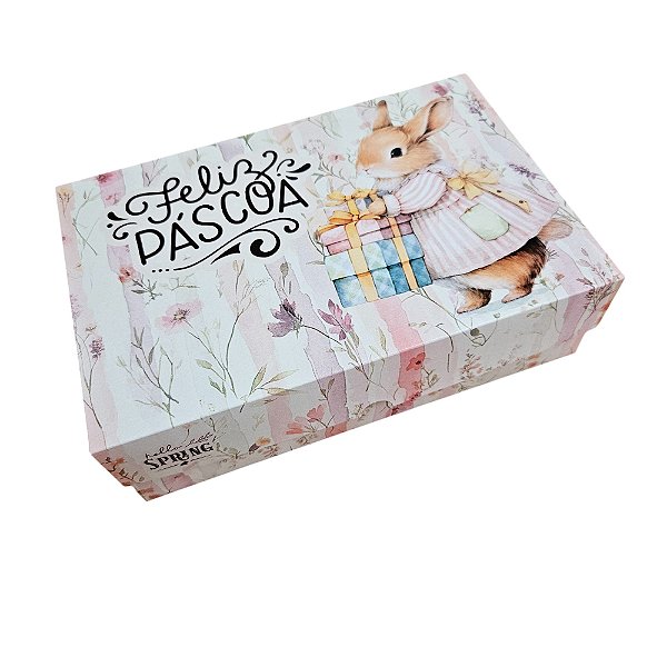 10un. Caixa Presente GD - Rose Easter