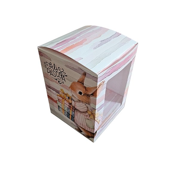10un. Caixa 01 Ovo Inteiro em Pé 250g ou 350g  Rose Easter