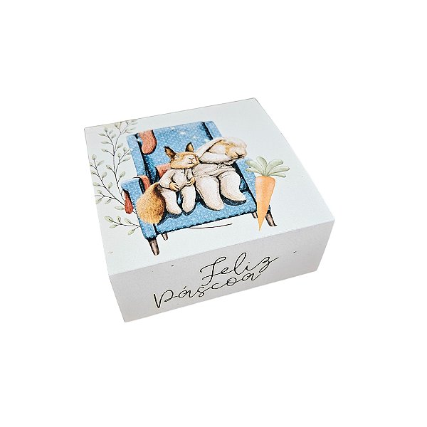 10un. Caixa Borda 04 doces Gaveta - Sweet easter