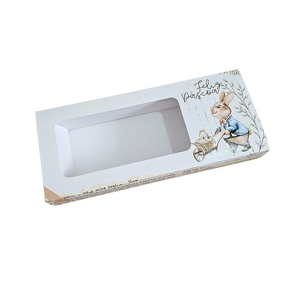 10un. Caixa Borda 12 doces Gaveta Visor - Sweet easter